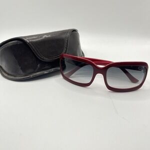 BCBG Maxazira Red Fashion Sunglasses With Magnetic Case